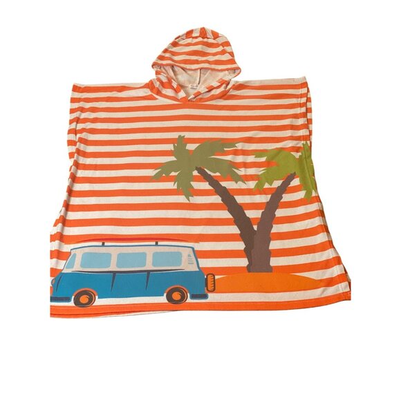 Sunshine Swing Surf Poncho Wetsuit Changing Robe Hooded Beach Surfer Girl 8/10 - Picture 1 of 11